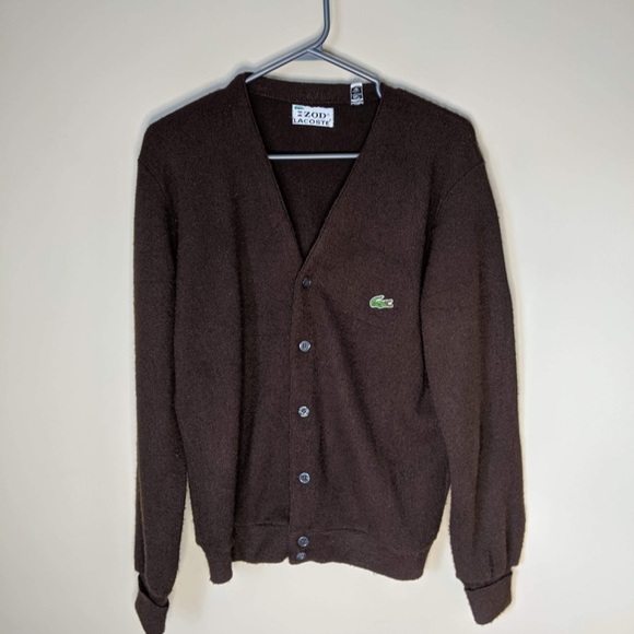 Men’s vintage Lacoste cardigan - Picture 1 of 3